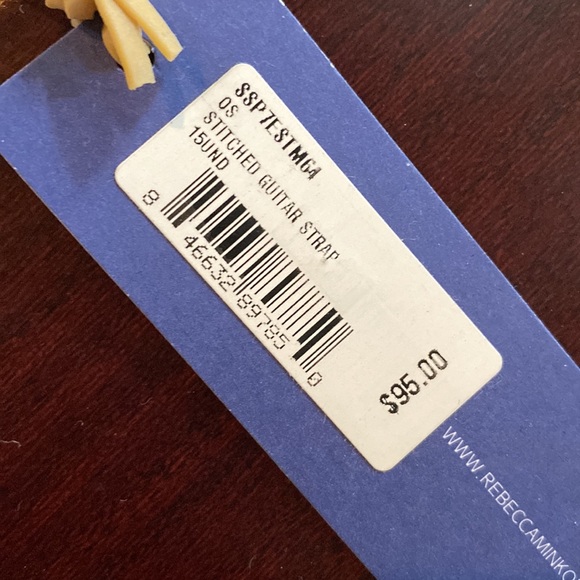 Leather& embroidery guitar strap NWT - Picture 4 of 4